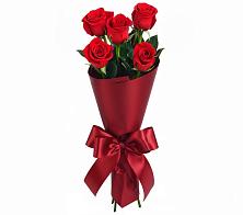 Букет 5 Красных роз Эдлесс Лав в Няндоме