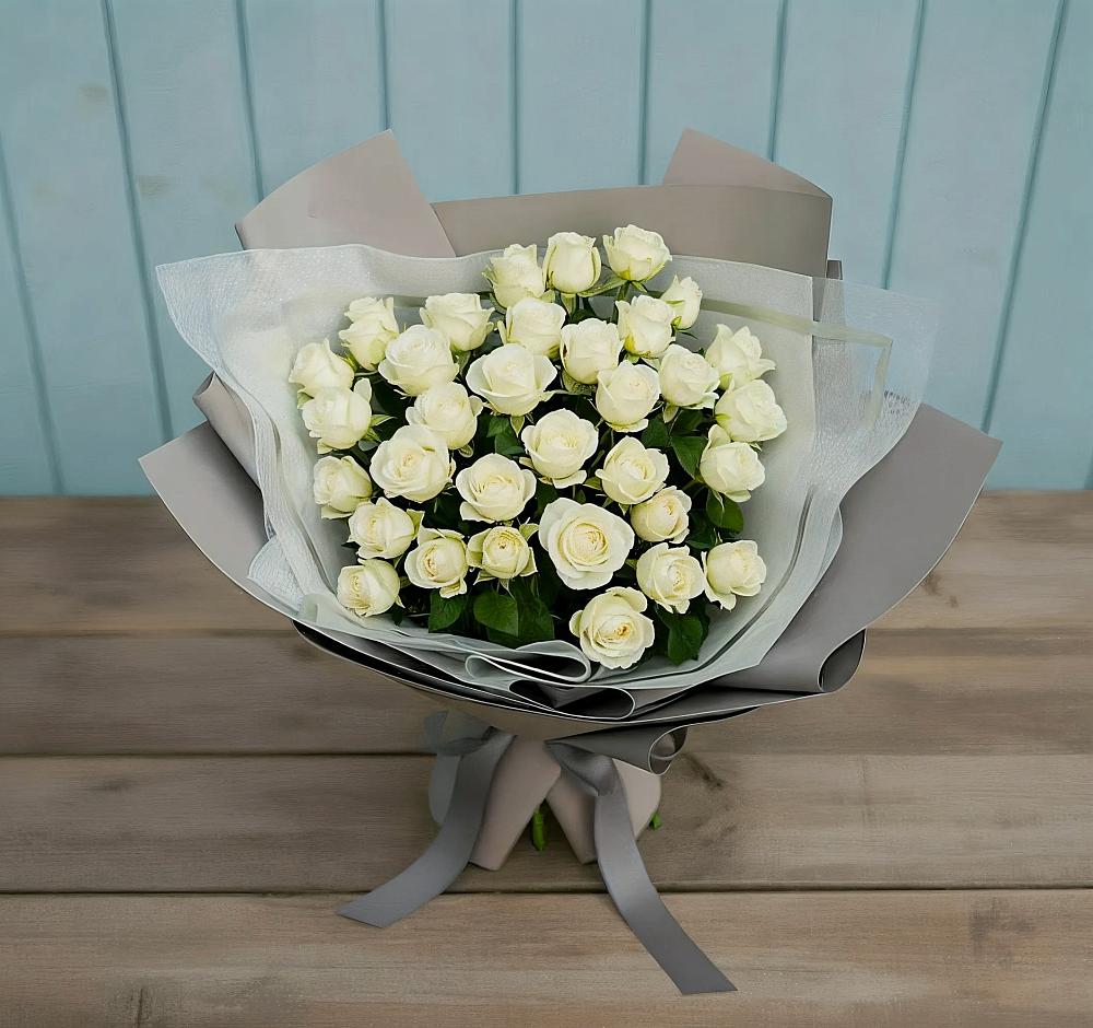 Букет Белоснежная нежность в Няндоме