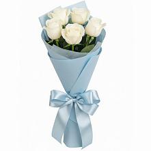 Букет 5 Белых роз Проуд #REPLACE_PRED# Няндоме