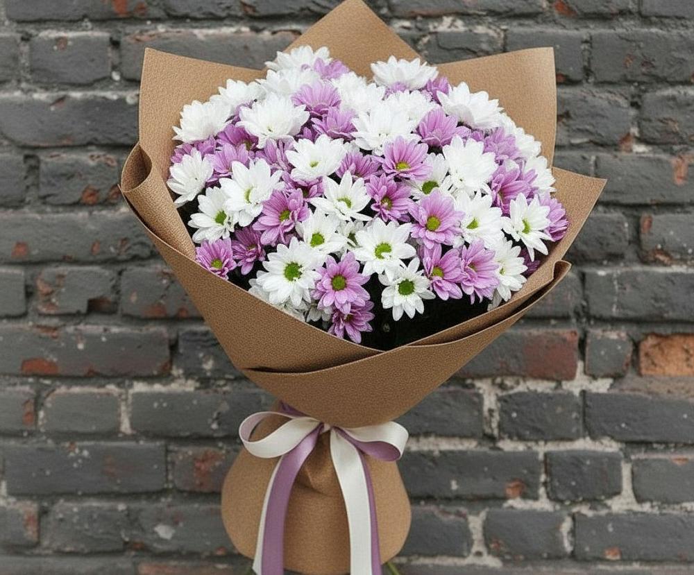 Букет цветов из: Хризантемы в Няндоме