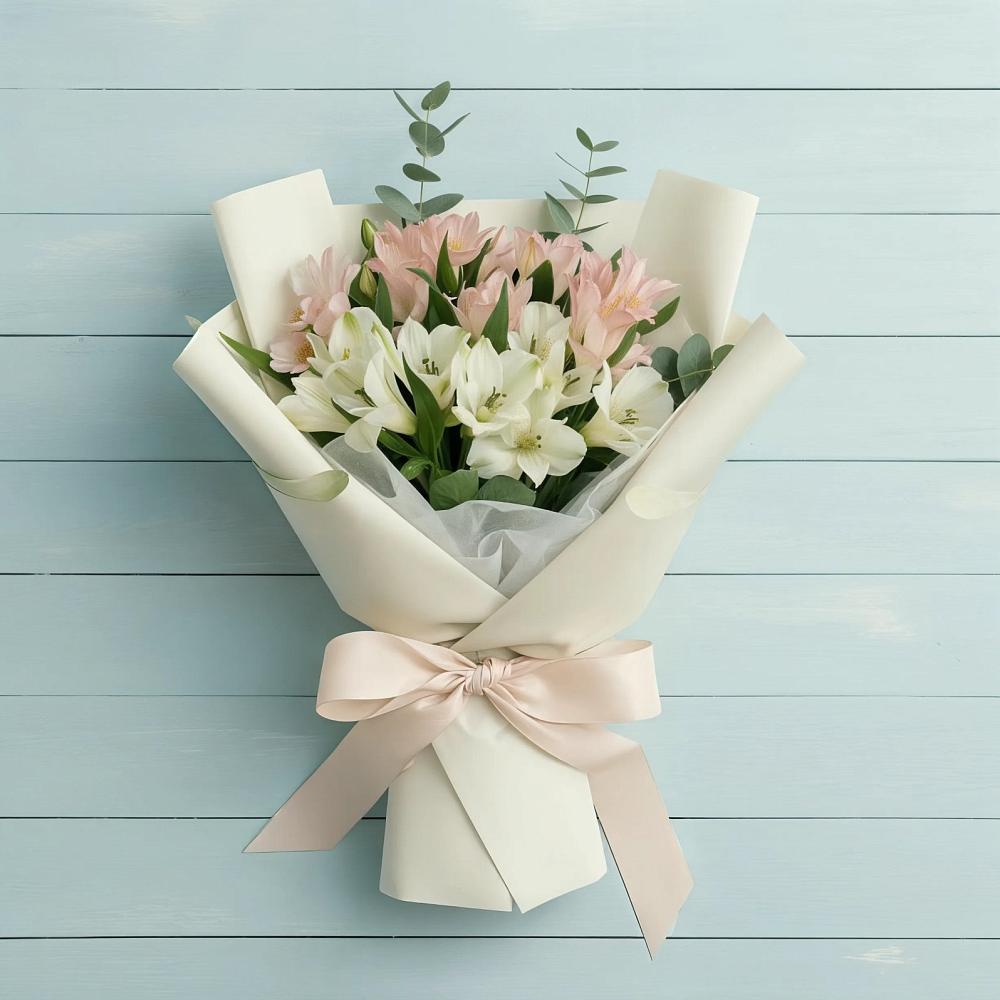 Букет цветов из: Альстромерии в Няндоме