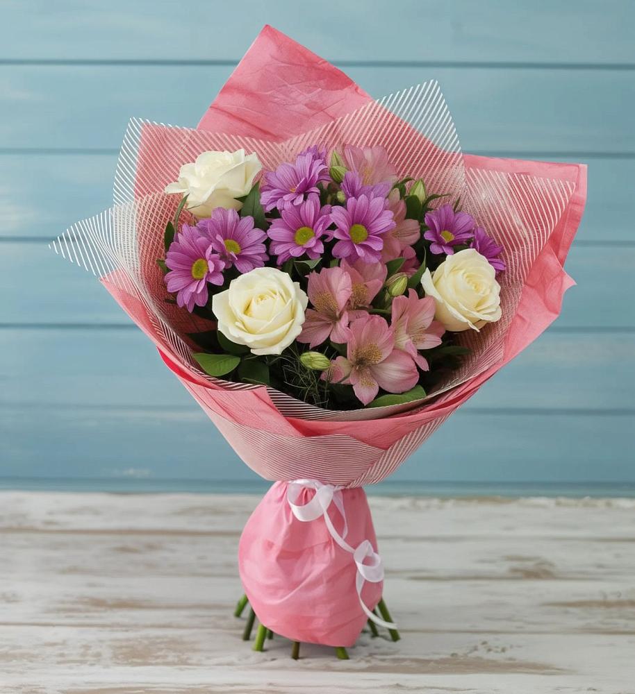 Букет цветов из: Герберы в Няндоме