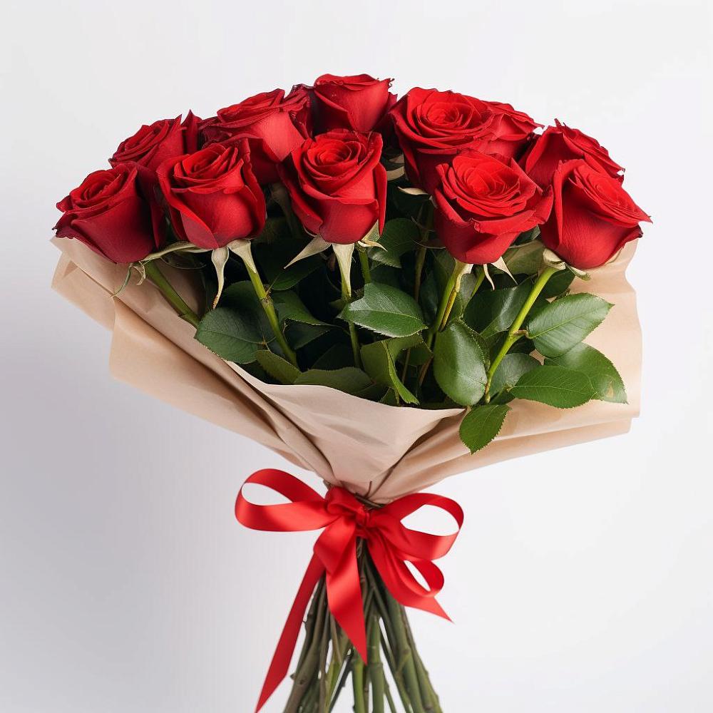 Букет 11 Красных роз Эдлесс Лав в Няндоме